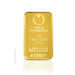 2 Gramm Goldbarren