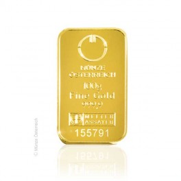 100 Gramm Goldbarren