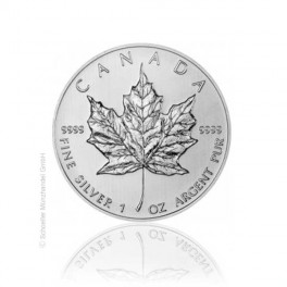 1 Unze Silber Maple Leaf 